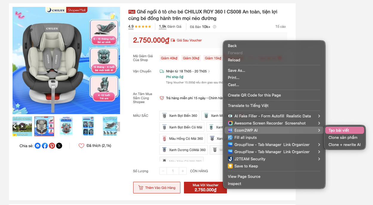 Bắt đầu tạo bài viết